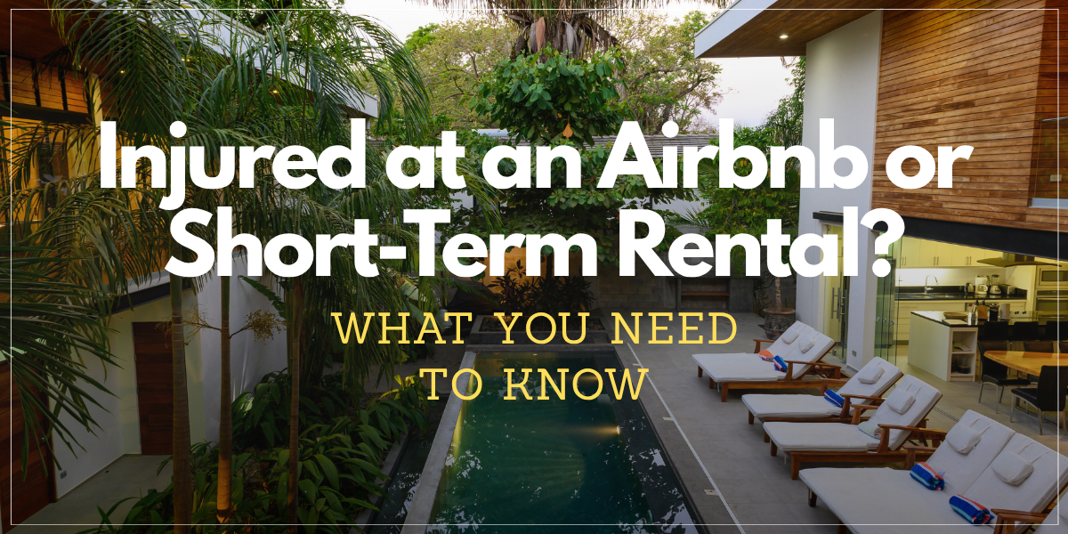 Injured at an Airbnb or Short-Term Rental